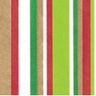 Christmas Stripe Stock Printed Tissue