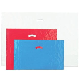 White Super Gloss™ Low Density Single Layer Bag (18"x18"x4")