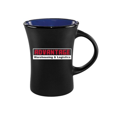 10 Oz. Hilo Black/Cobalt Mug