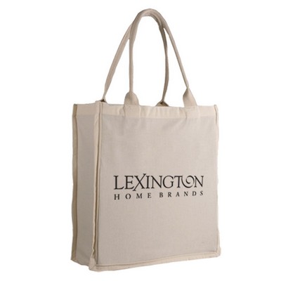 Fancy Shopper Tote Bag - Natural Beige