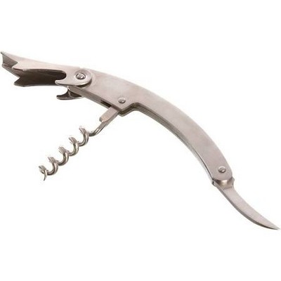 Heavy Stainless Steel Waiter's Premium Corkscrew