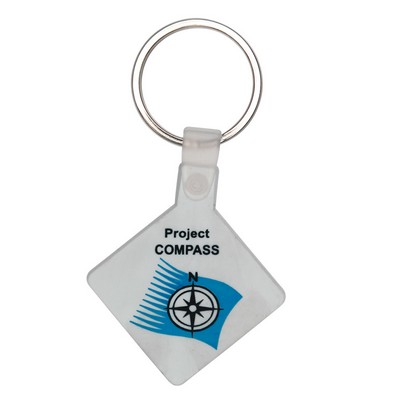 Soft Plastic Key Chain - Diamond