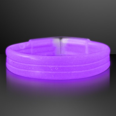 Purple Glow Thick Bracelet Bangles - BLANK