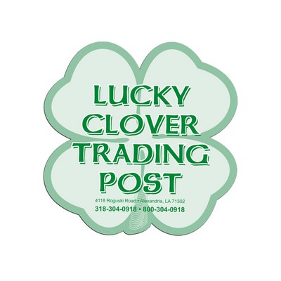 4 Leaf Clover Paper Window Sign (Approximately 8"x8")