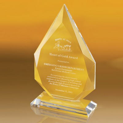 Folcroft Teardrop Shaped Award