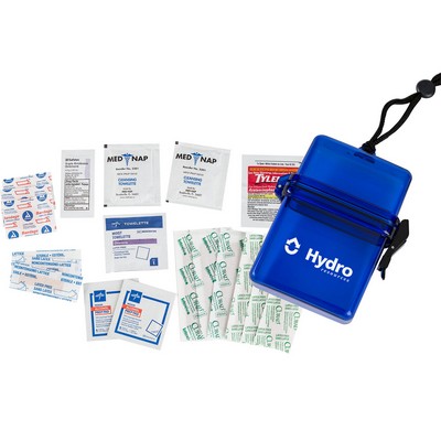 Deluxe First Aid Kit in a Plastic Container