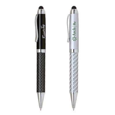 Carbon Fiber Ballpoint Stylus Pen