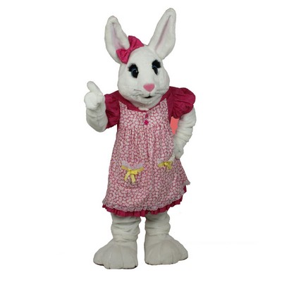 Super Deluxe Girl Bunny Mascot Character Costume