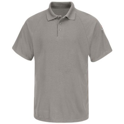 Men's Short Sleeve Classic Polo Shirt - Gray