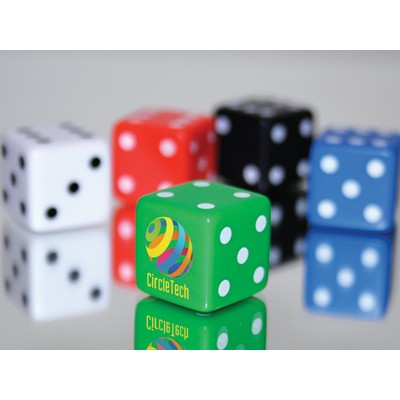 3/4" Custom Opaque Value Line Dice