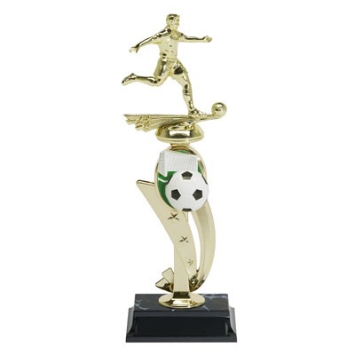 Gold Standard Soccer Trophy Male 13" Tall