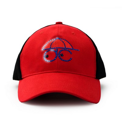 Cap w/LED Light Incorporated Logo