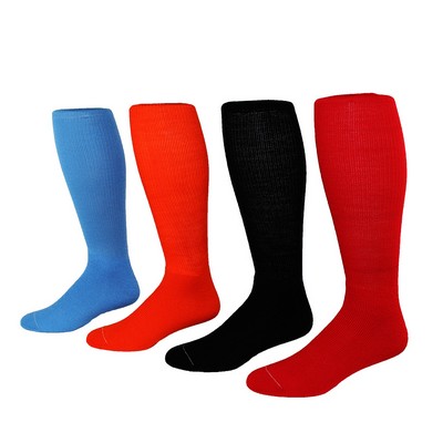 Stock Solid Color Over the Calf All Purpose Tube Socks NO CUSTOMIZATION