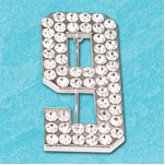 Custom Shape Rhinestone Pin