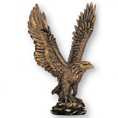 11½" Antique Brass Eagle Figure