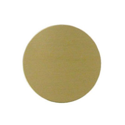 4" Satin Brass Disc for Engraving