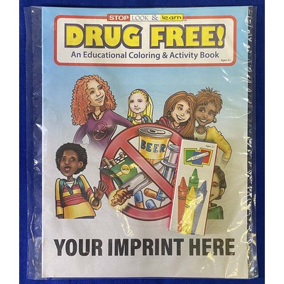 Drug Free Coloring & Activity Book Fun Pack