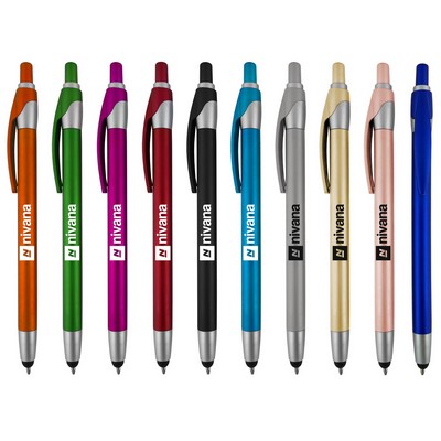 Slim Jen Metallic Stylus Pen