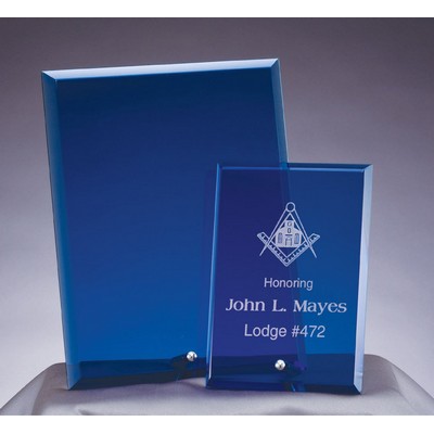 Standing Blue Ice Plaque (4"x6")