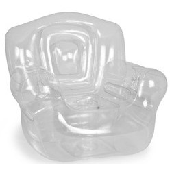 White Inflatable Chair *41"W x 38"H x 35"D)