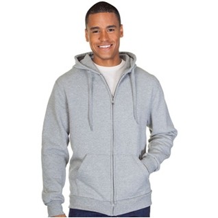 Men's Full Zip Pre Washed Hooded Sweatshirt (Union Made)