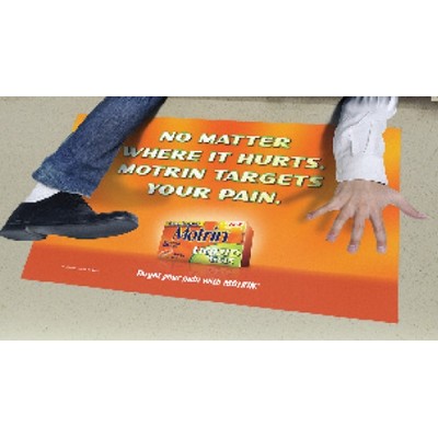 4 Mil Full Color Flexible Vinyl Floor Graphic Decal (36"x36")