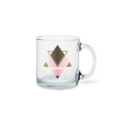 13 Oz. Straight Wall Glass Mug