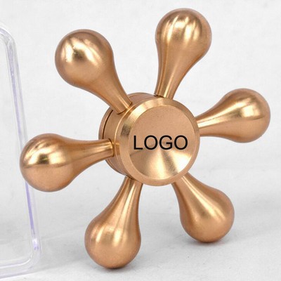 Rudder Shaped Brass Fidget Spinner