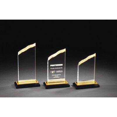 Large Gold Chisel Top Acrylic Award