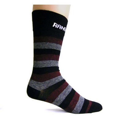 Micro Multistripe Pattern Sock