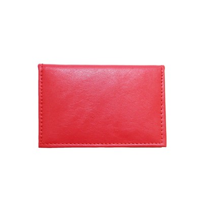 Ashlin® Designer Etienne RFID Blocking Natural Milano Cowhide Leather Business Card Holder