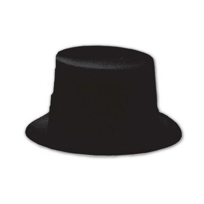 Black Velour Topper Hat