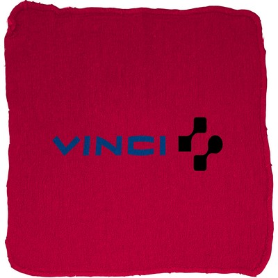 Shop Towel --Dark Red--14x14 (Imprint Included)