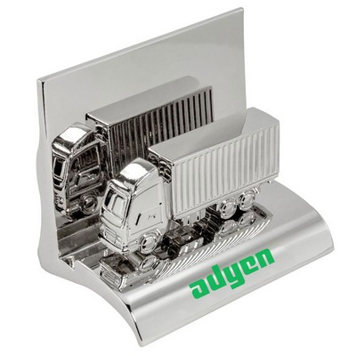 Truck Chrome Business Card Holder