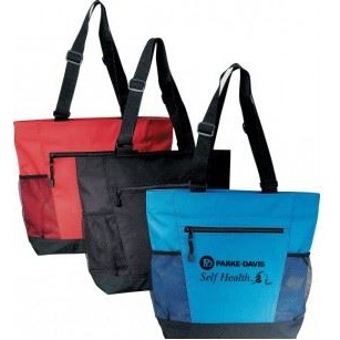 Poly Zippered Tote Bag