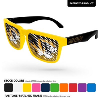 2-Tone Pinhole Heat Sunglasses