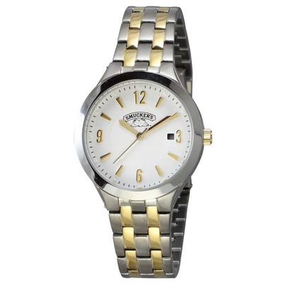 Silver and Gold Two-Tone Ladies' Bolt Watch