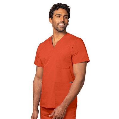 Adar Universal Unisex V-Neck Tunic Scrub Top w/3 Pockets