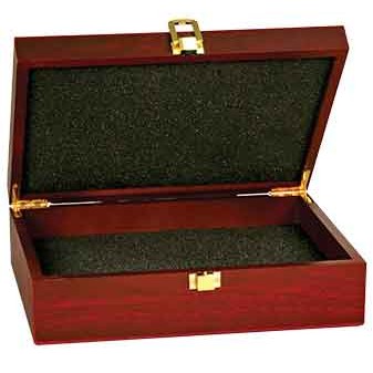 Rosewood Finish Gift Box (7 3/4"x 2 3/8")