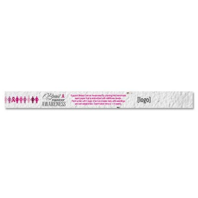 Breast Cancer Awareness - Seed Paper Wristband