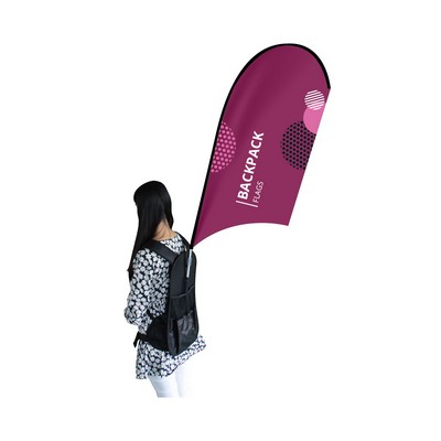 Backpack Flags - U Shape - Double Sided Package (19.42" x 38.32")