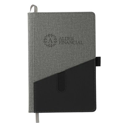 5.5" x 8.5" FSC® Mix Siena Heathered Bound Journal