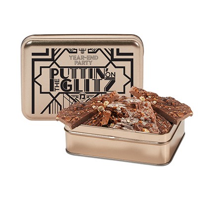 Gift Tin w/ Sweet & Salty Pretzel Toffee Bark (6 Oz.)