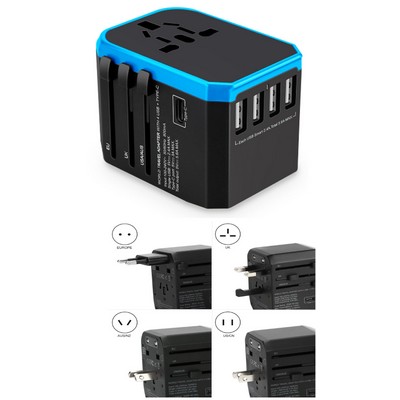 Kidder World Travel Adapter for 150 countries