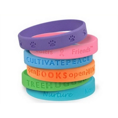 Custom Debossed Silicone Wristband