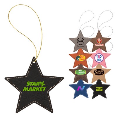 Star Leatherette Ornament