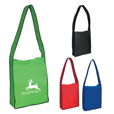 Non-woven Messenger Tote Bag