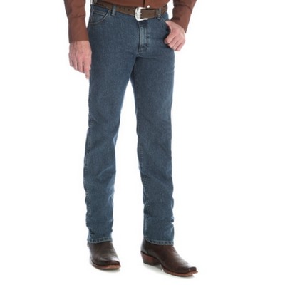 Wrangler® Cowboy Cut® Men's Vintage Stone Blue Premium Performance Regular Fit Jeans