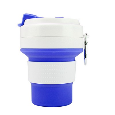 12 Oz. Collapsible Silicone Coffee Cup