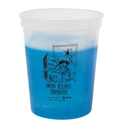 16 oz. Cheer Changing Stadium Cup (1 Color Imprint)